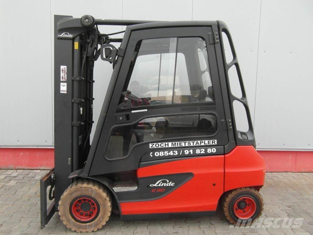Linde E30-01-387 バッテリーフォークリフト