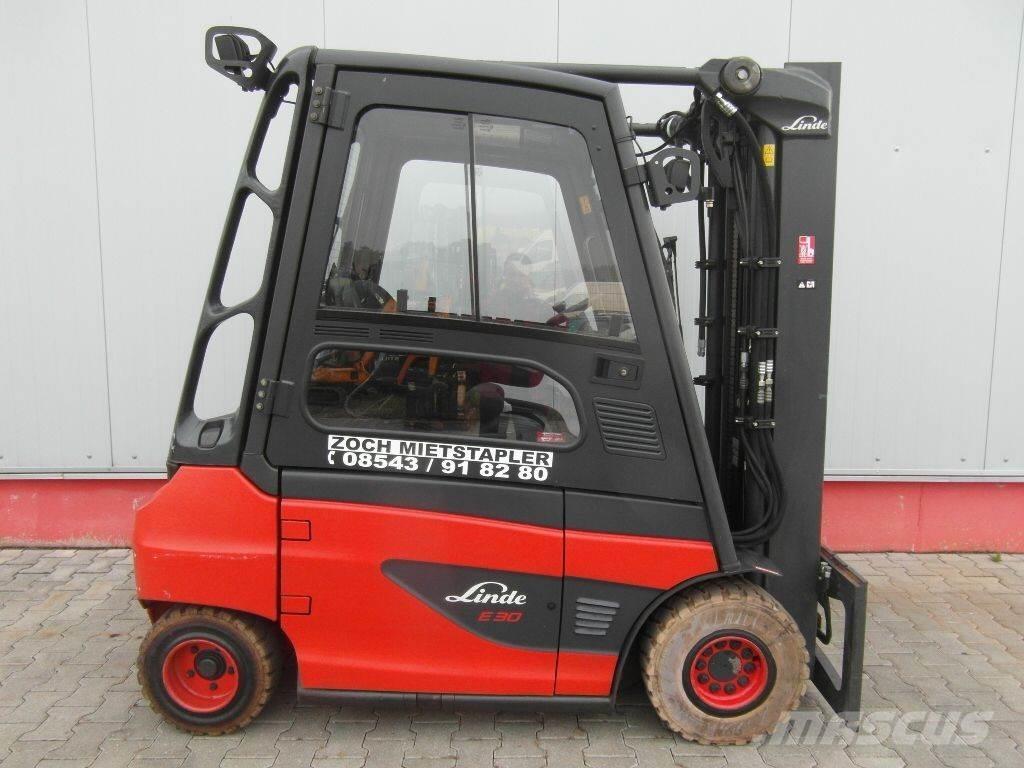 Linde E30-01-387 バッテリーフォークリフト