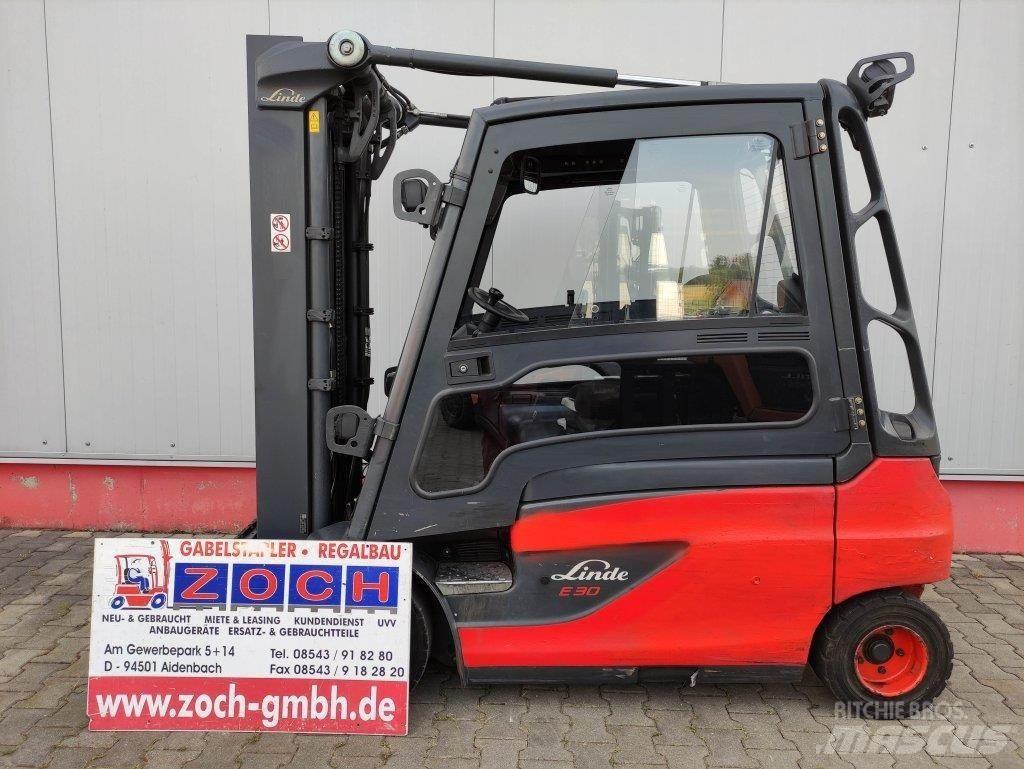Linde E30L-01-387 バッテリーフォークリフト