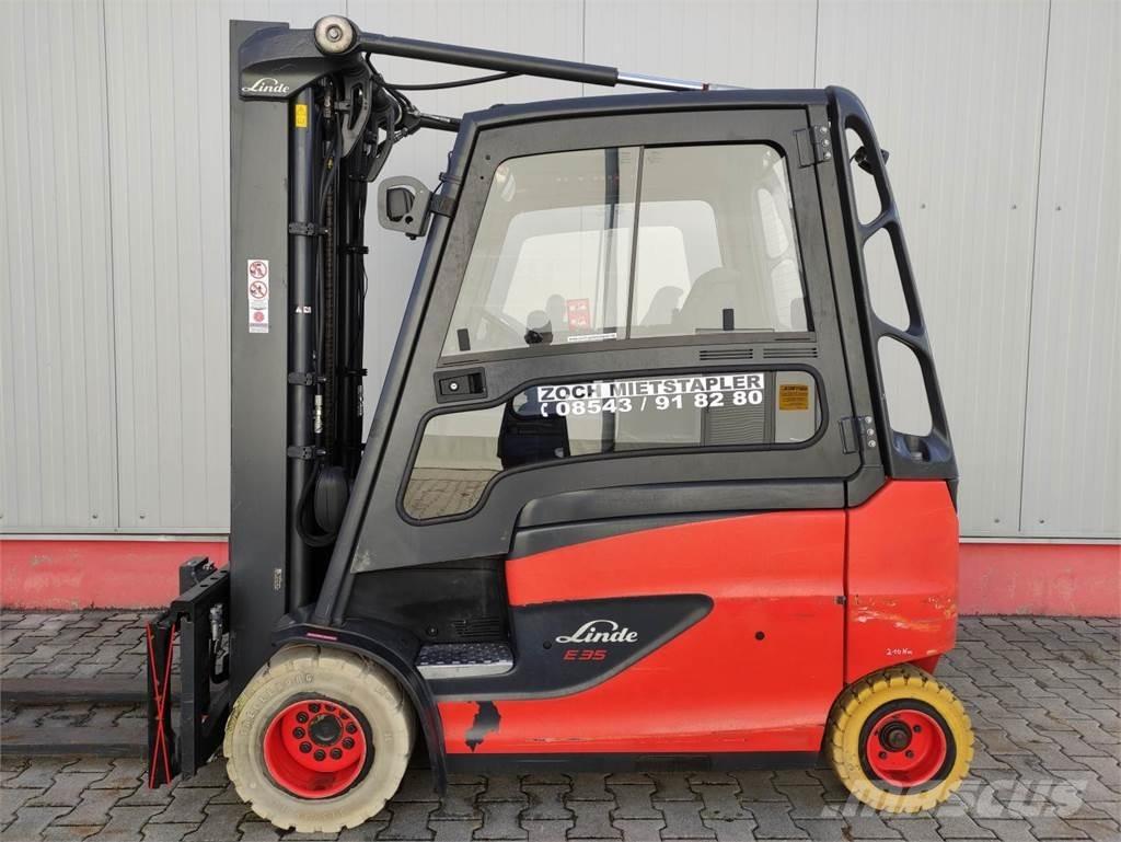 Linde E35HL-01-387 バッテリーフォークリフト