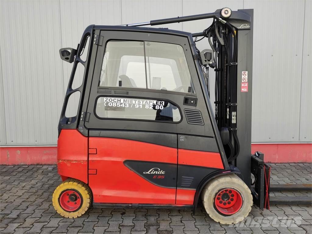 Linde E35HL-01-387 バッテリーフォークリフト
