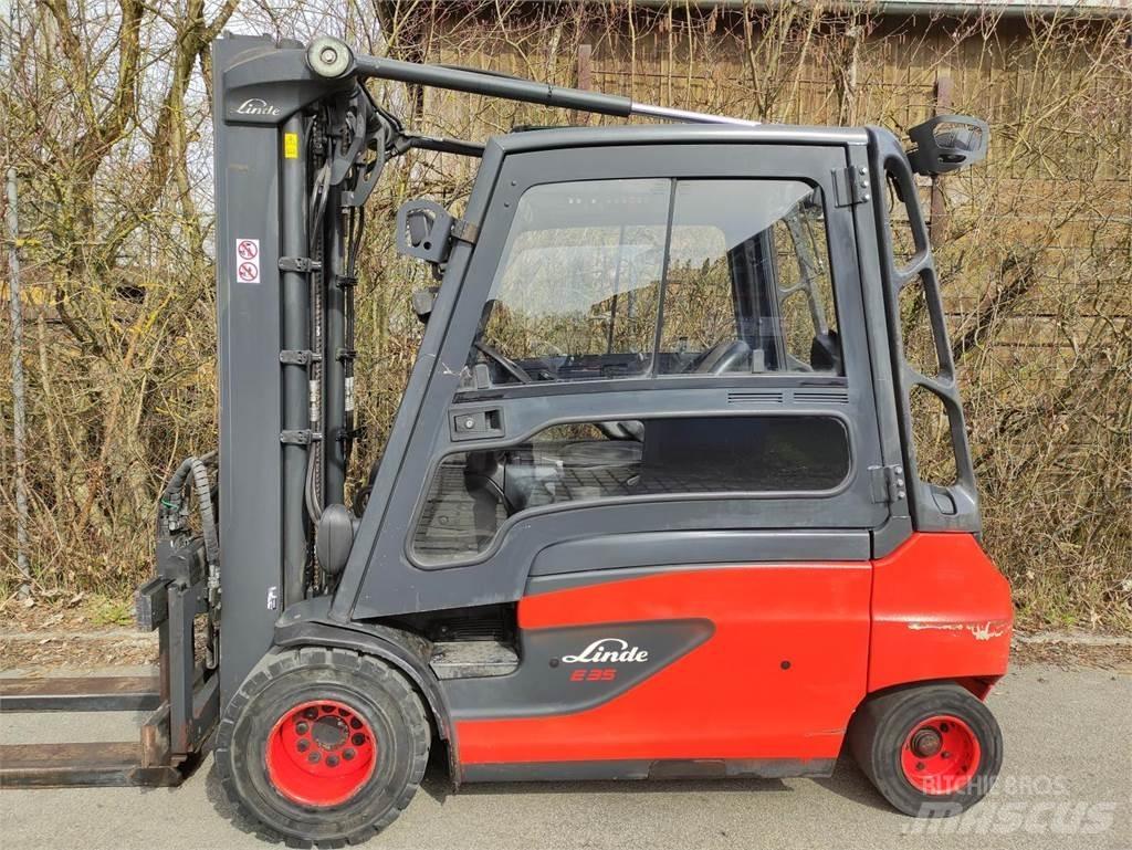 Linde E35L-01-387 バッテリーフォークリフト