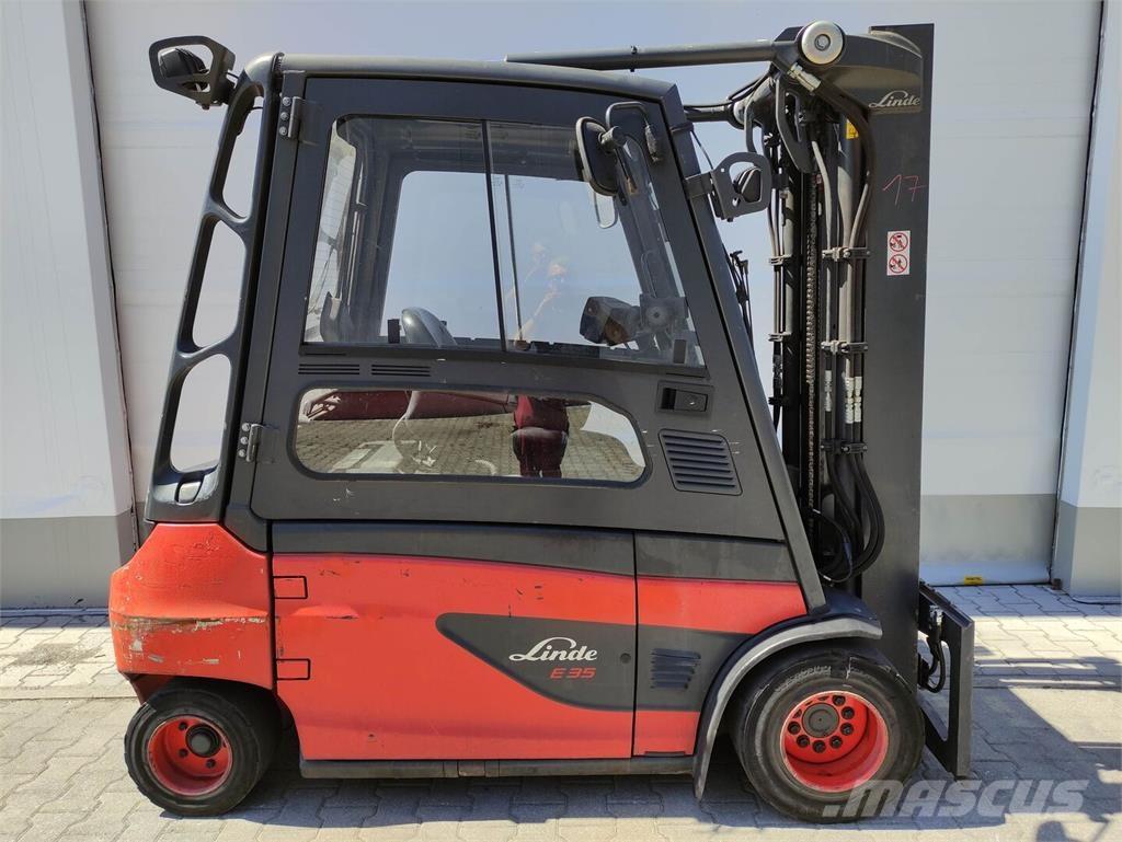 Linde E35L-01-387 バッテリーフォークリフト