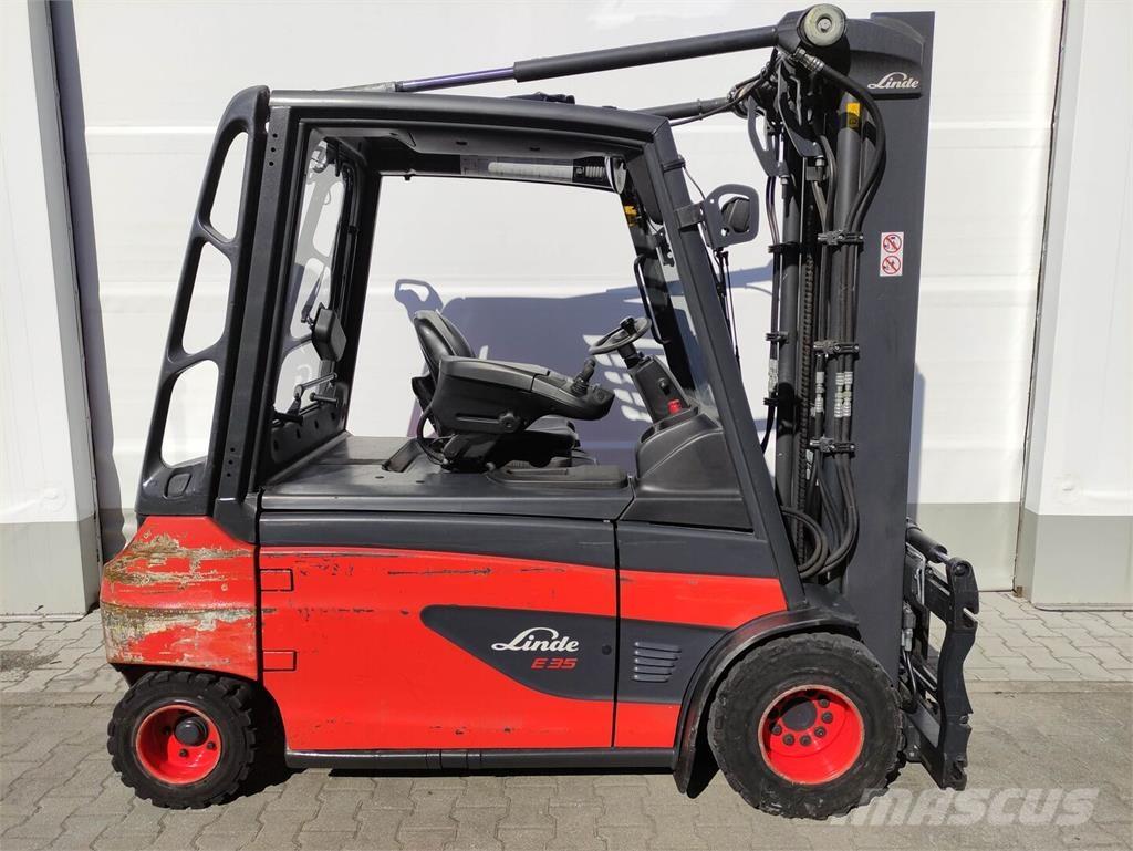 Linde E35L-01-387 バッテリーフォークリフト