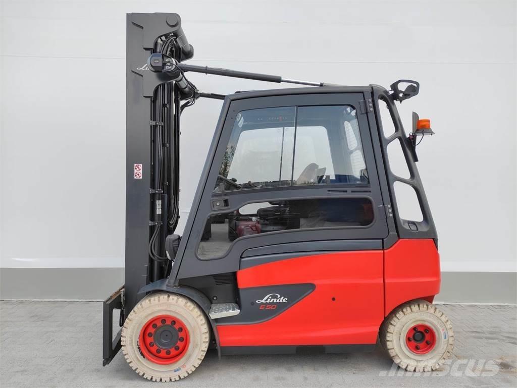 Linde E50HL-388 バッテリーフォークリフト