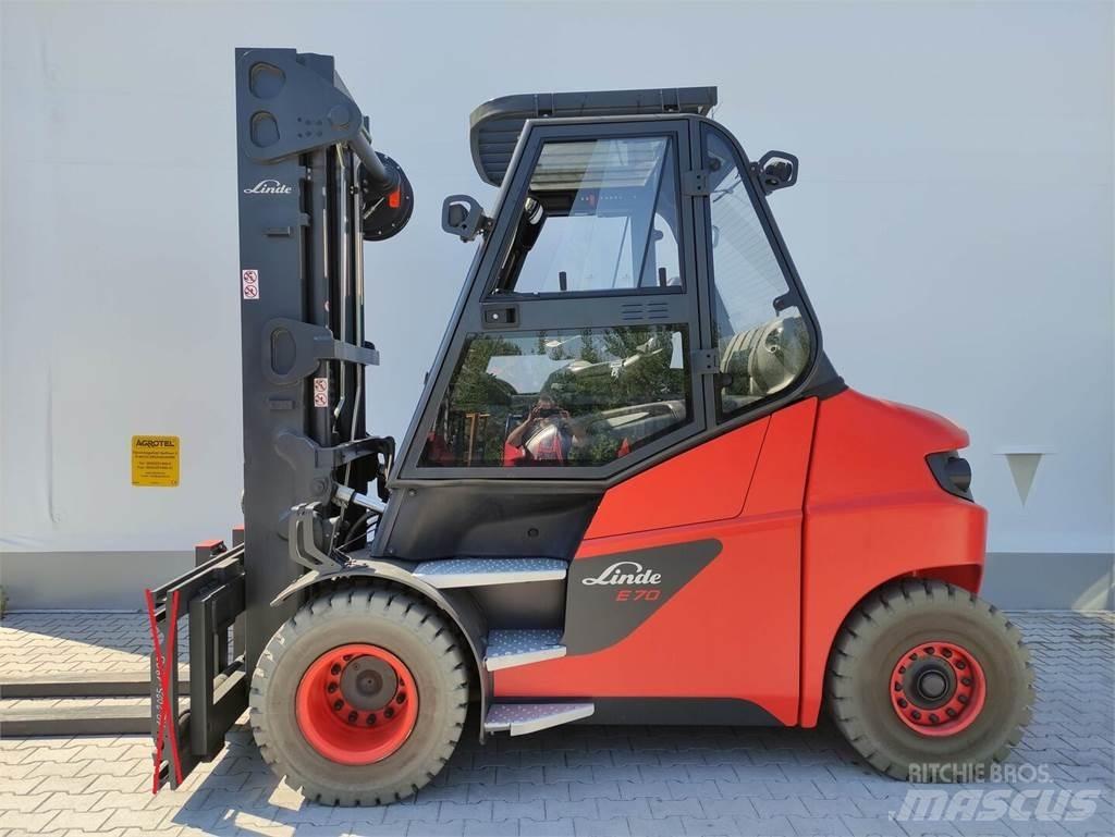 Linde E70-01-127 バッテリーフォークリフト
