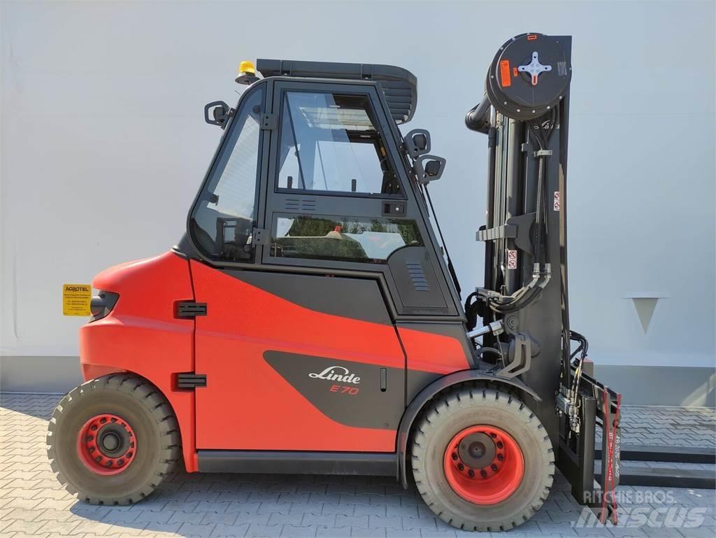 Linde E70-01-127 バッテリーフォークリフト