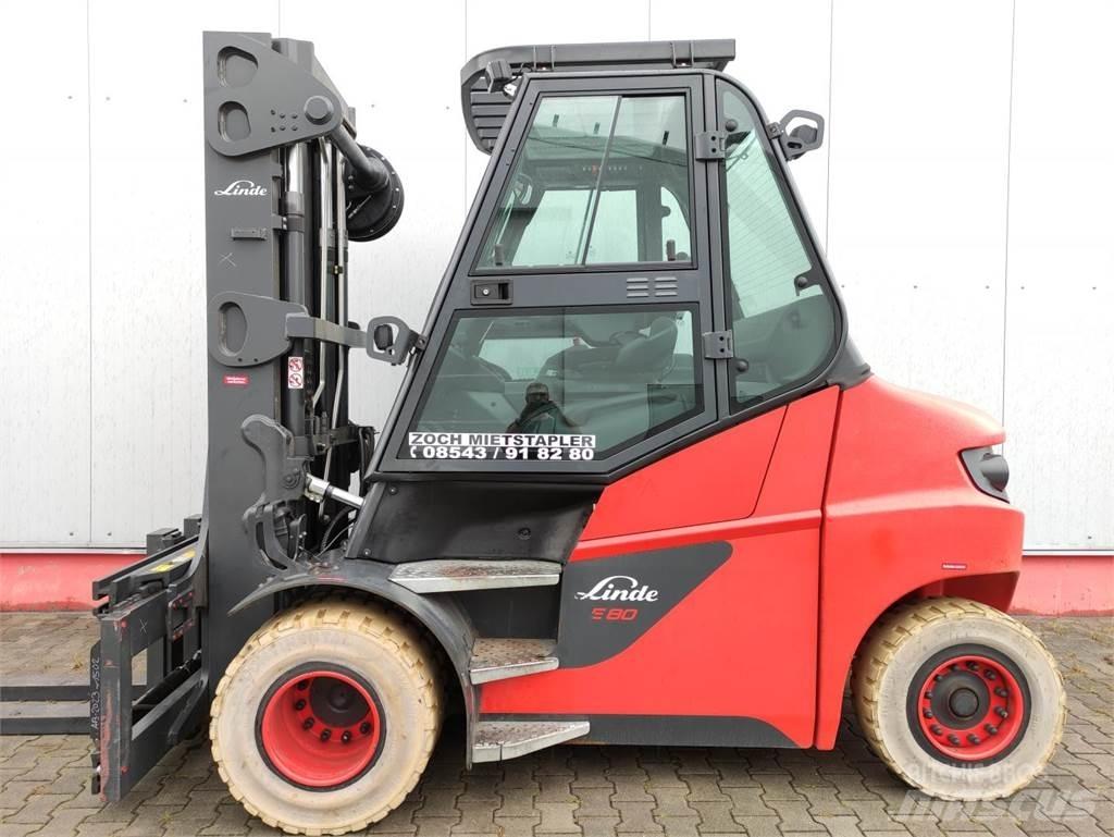 Linde E80-01-127 バッテリーフォークリフト