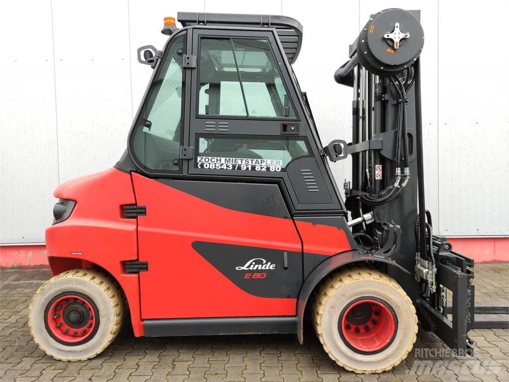 Linde E80-01-127 バッテリーフォークリフト