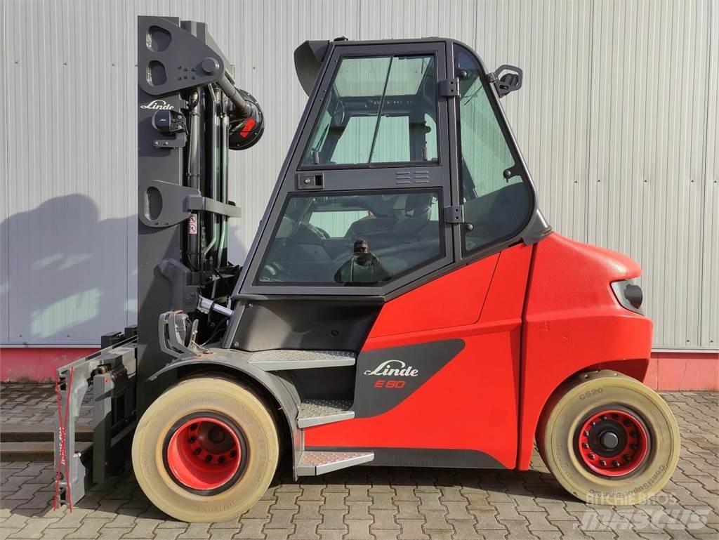 Linde E80-01-127 バッテリーフォークリフト