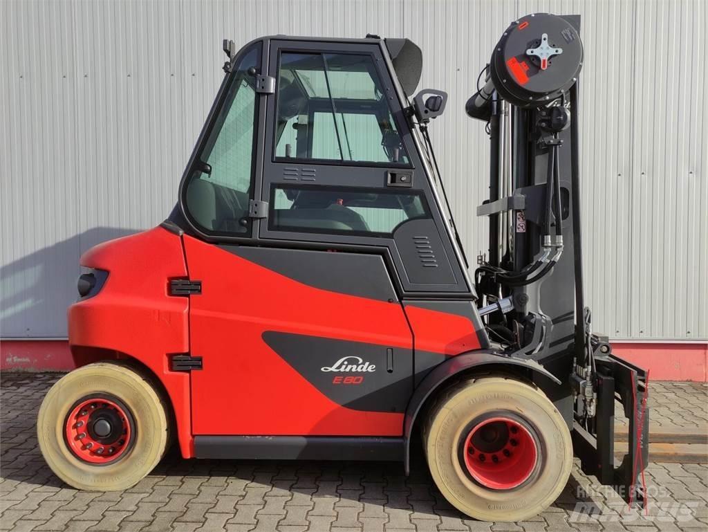 Linde E80-01-127 バッテリーフォークリフト