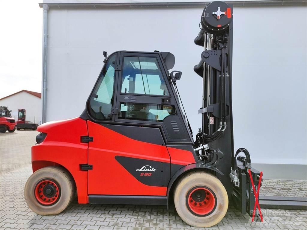 Linde E80-01/900 バッテリーフォークリフト