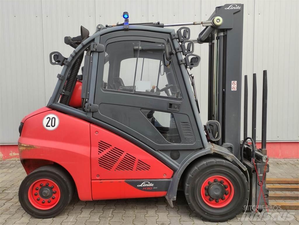 Linde H50T-02-394 EVO LPGフォークリフト