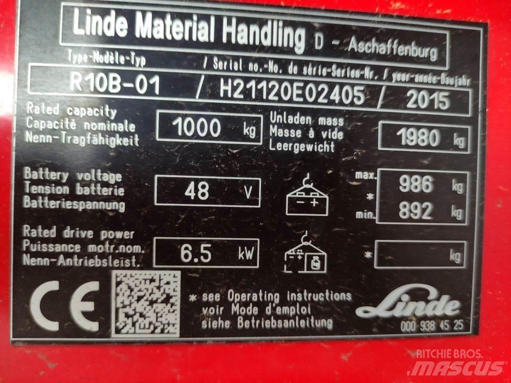 Linde R10B-01-112 リーチフォークリフト