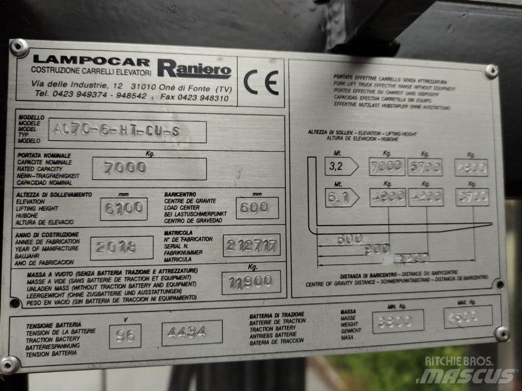 Raniero AC70-6-HT-CU-S バッテリーフォークリフト