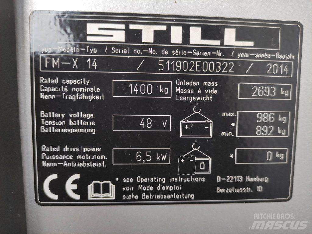 Still FM-X-14 リーチフォークリフト