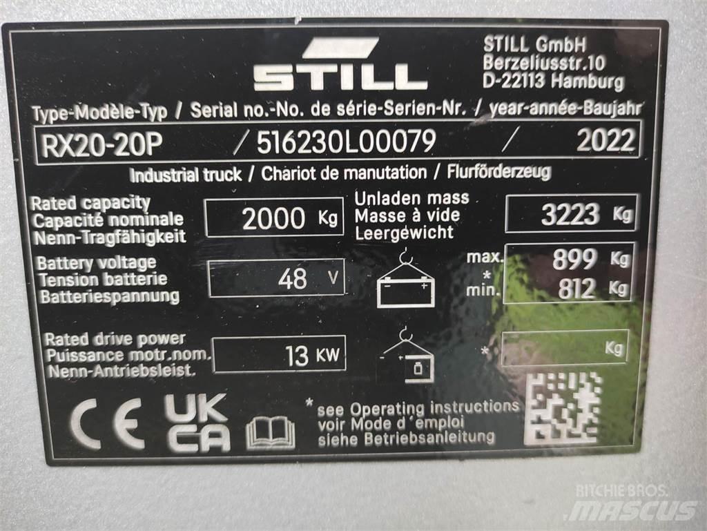 Still RX20-20 P バッテリーフォークリフト