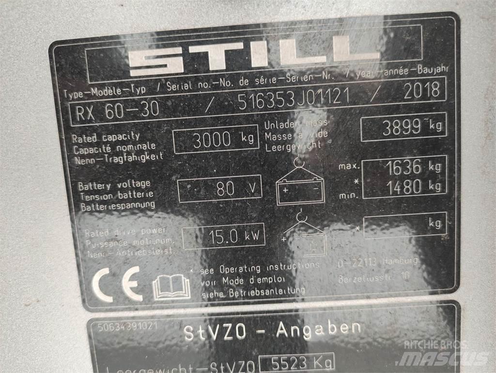 Still RX60-30 バッテリーフォークリフト