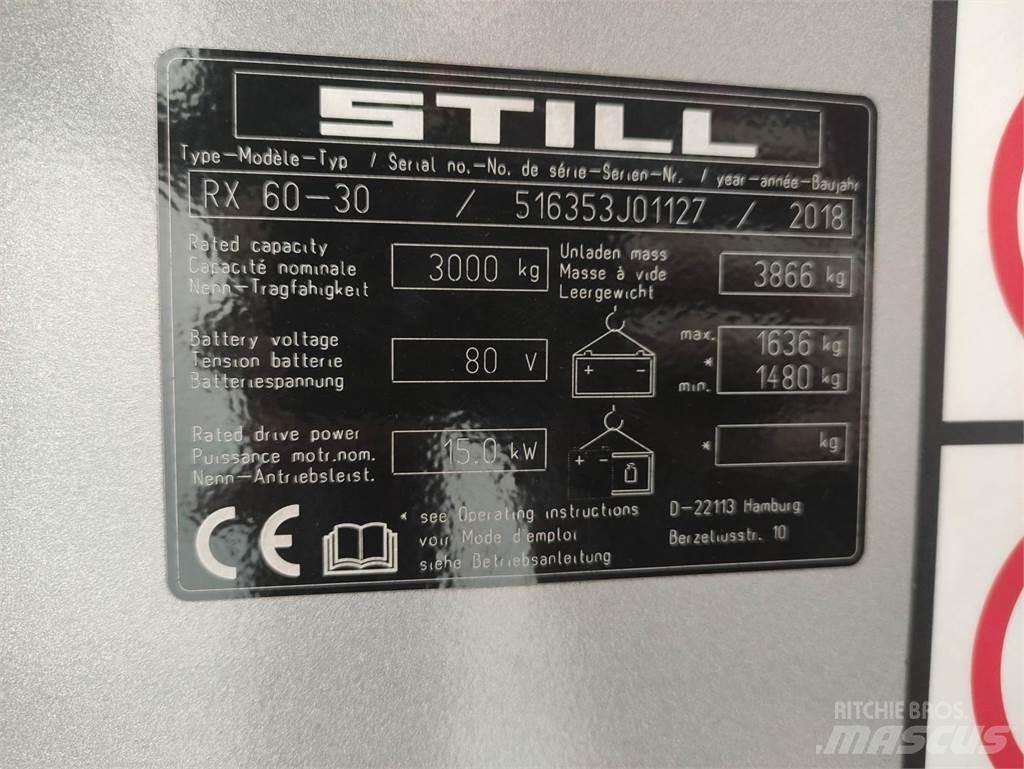 Still RX60-30 バッテリーフォークリフト