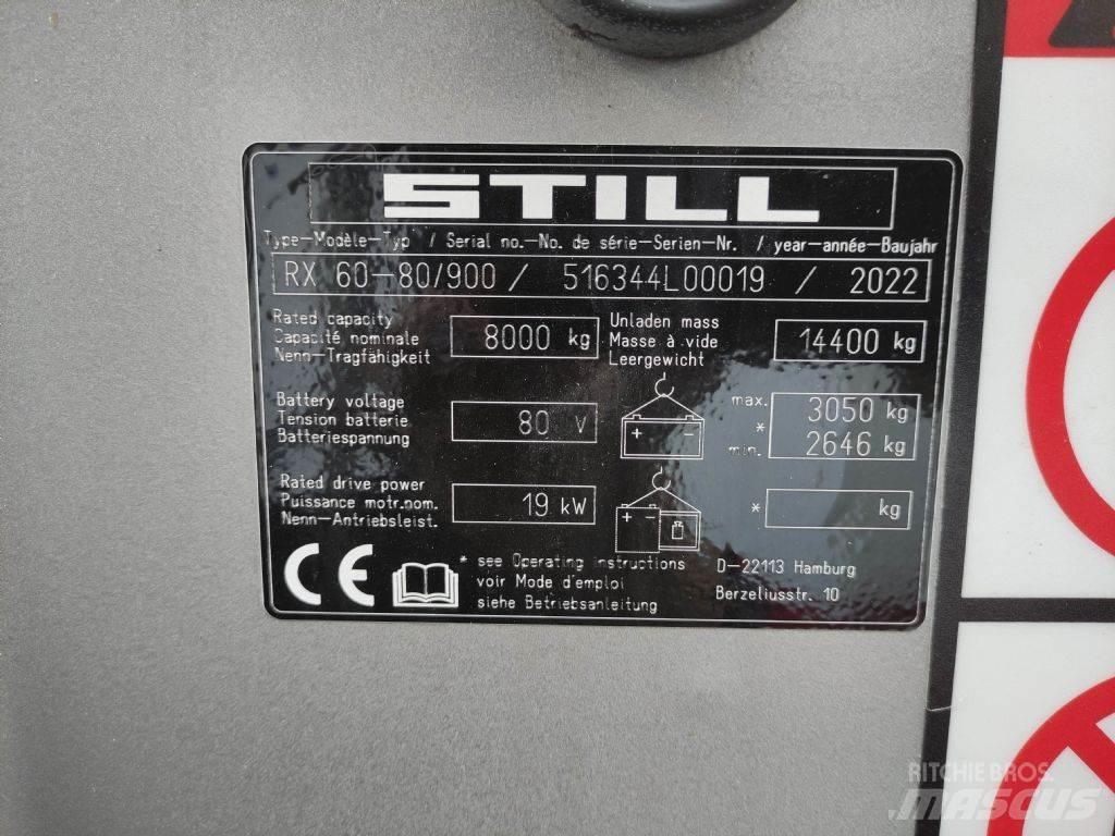 Still RX60-80/900 バッテリーフォークリフト