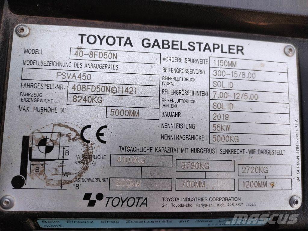 Toyota 40-8FD50N ディーゼル・軽油