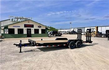 Load Trail CH8322 83 X 22' 14,000# GVWR W/ Stand Up Ramps