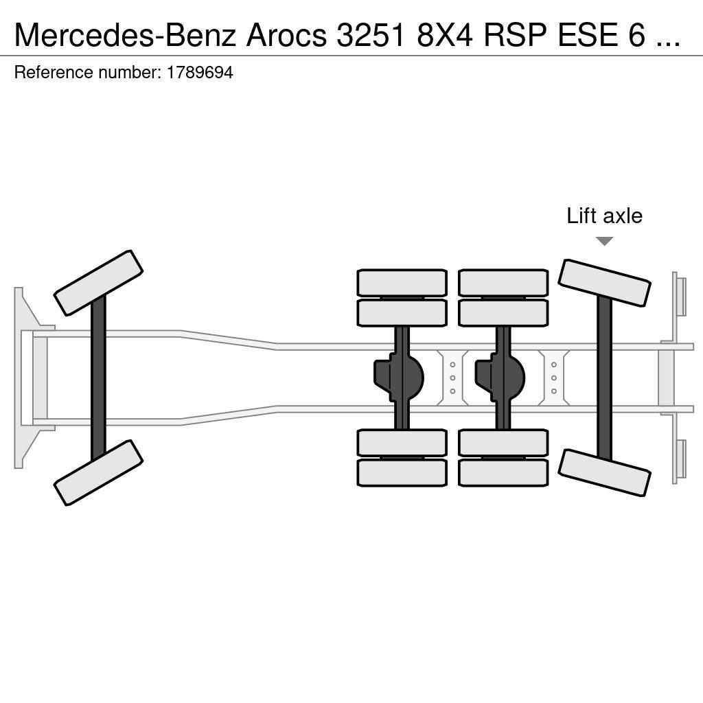 Mercedes-Benz Arocs 3251 8X4 RSP ESE 6 RD 8000 SAUGBAGGER/SUCTIO コンバイン／バキュームトラック