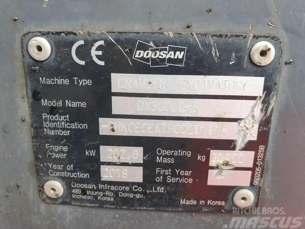 Doosan DX300LC-5 大型油圧ショベル12t以上（パワーショベル・ユンボ）