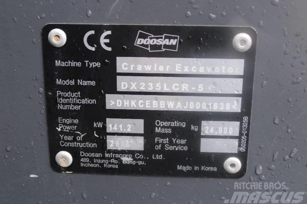 Doosan DX 235 LCR-5 / Engcon, 3 Kauhaa, Rasvari, Lämmitin 大型油圧ショベル12t以上（パワーショベル・ユンボ）