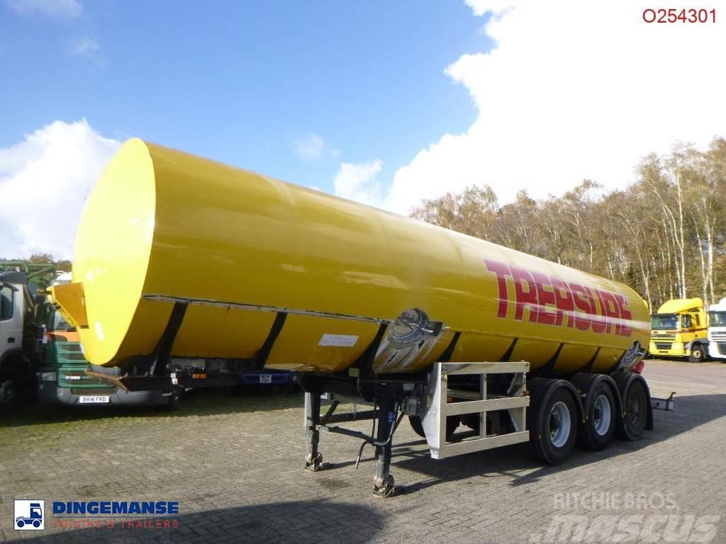  Crane Fruehauf Food (beer) tank inox 30 m3 / 2 com セミトレーラータンカー