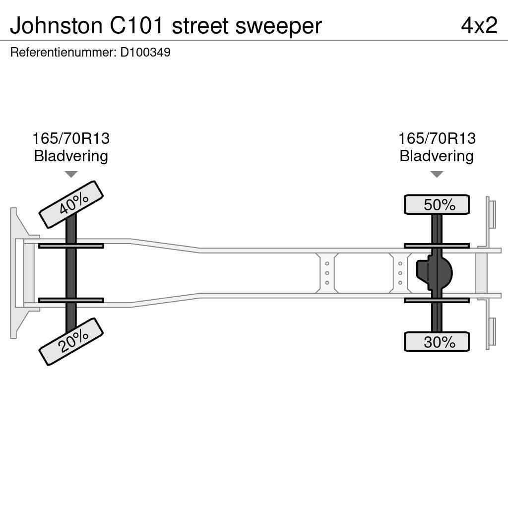Johnston C101 street sweeper コンバイン／バキュームトラック