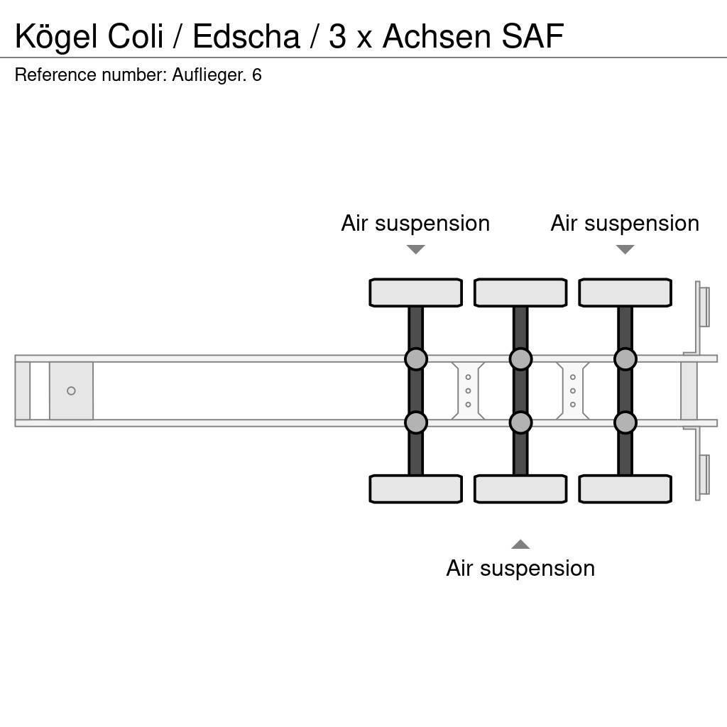 Kögel Coli / Edscha / 3 x Achsen SAF カーテンサイダー