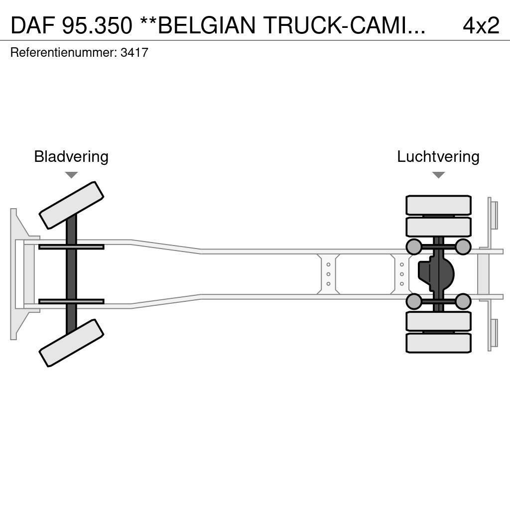 DAF 95.350 **BELGIAN TRUCK-CAMION BELGE** ボックスボディー、ウイング、箱車