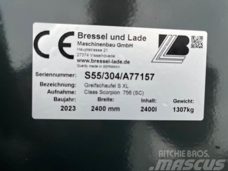 Bressel UND LADE S55 Greifschaufel S XL, 2.400 mm その他農業機械