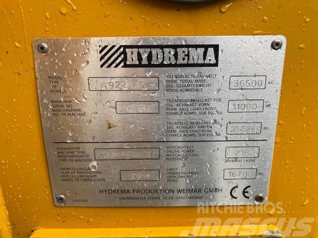 Hydrema 922F アーティキュレート式ダンプトラック