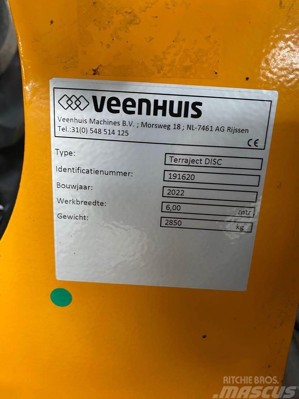 Veenhuis Terraject Disc 6.00 その他肥料用機材とアクセサリー・アタッチメント