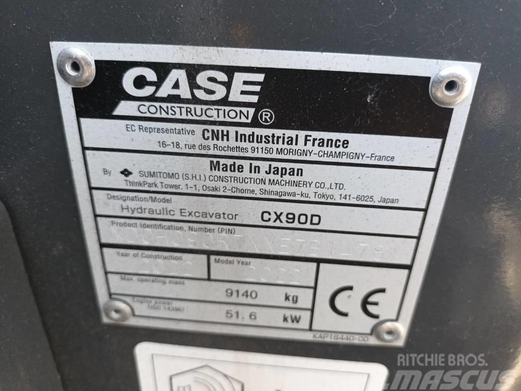 CASE CX 90 D 中型油圧ショベル 7ｔ-12ｔ（ユンボ・パワーショベル・バックホー）