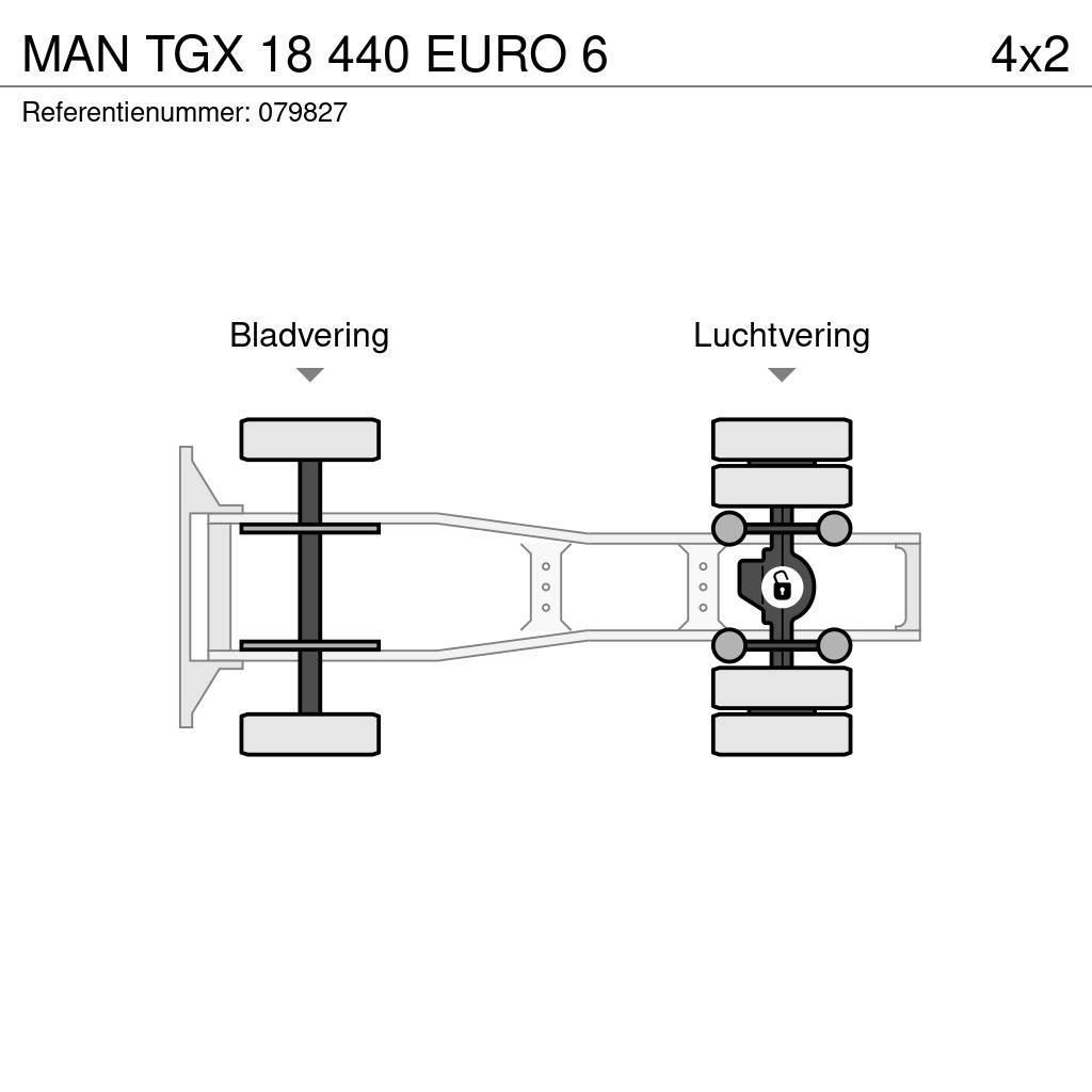 MAN TGX 18 440 EURO 6 中古トラクターヘッド | トレーラーヘッド
