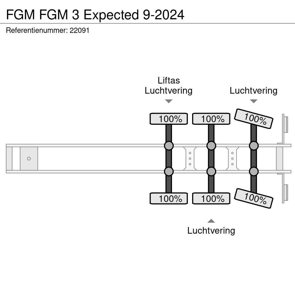 FGM 3 Expected 9-2024 フラットベッドセミトレーラー／ドロップサイドセミトレーラー