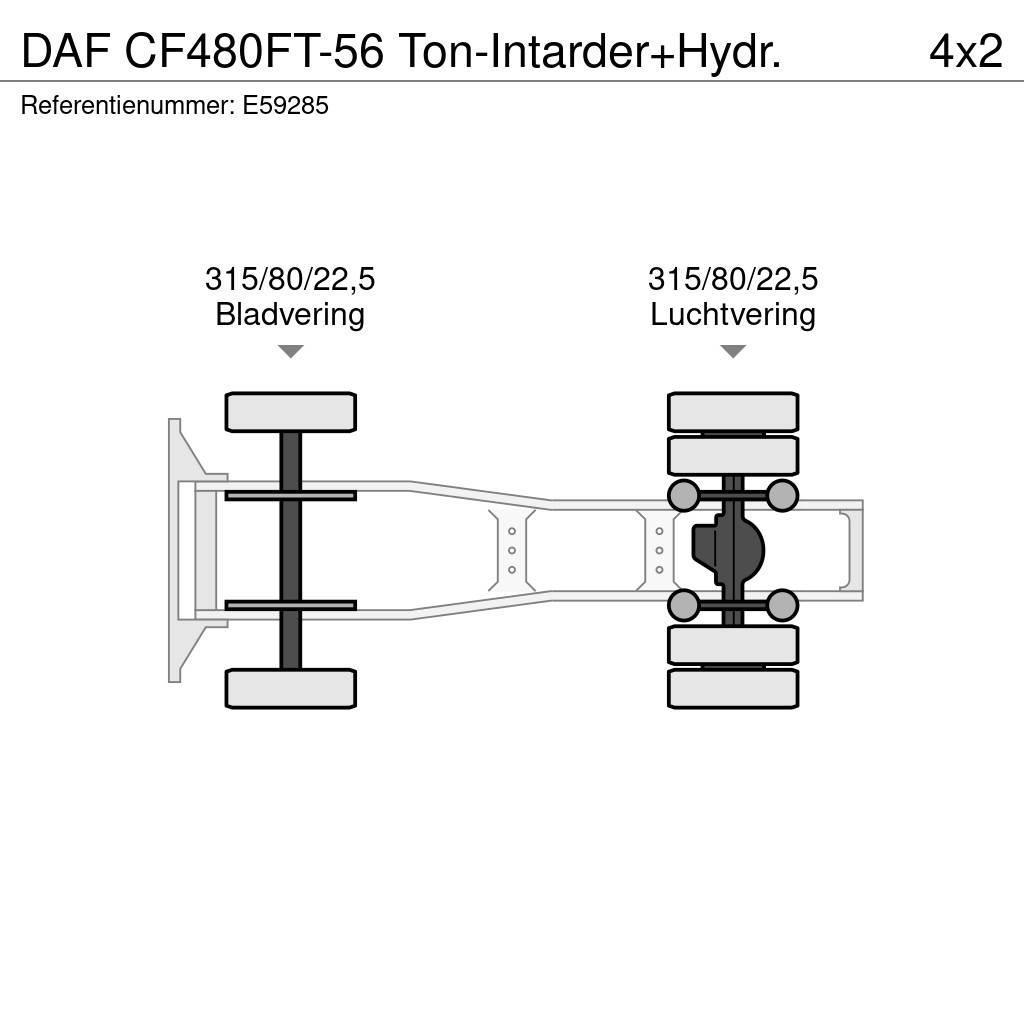 DAF CF480FT-56 Ton-Intarder+Hydr. 中古トラクターヘッド | トレーラーヘッド