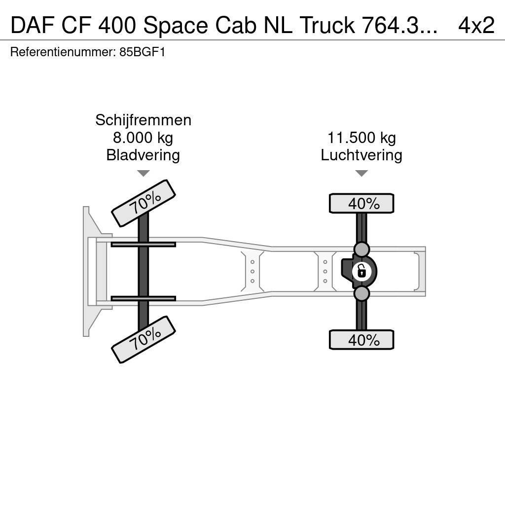 DAF CF 400 Space Cab NL Truck 764.313KM 中古トラクターヘッド | トレーラーヘッド