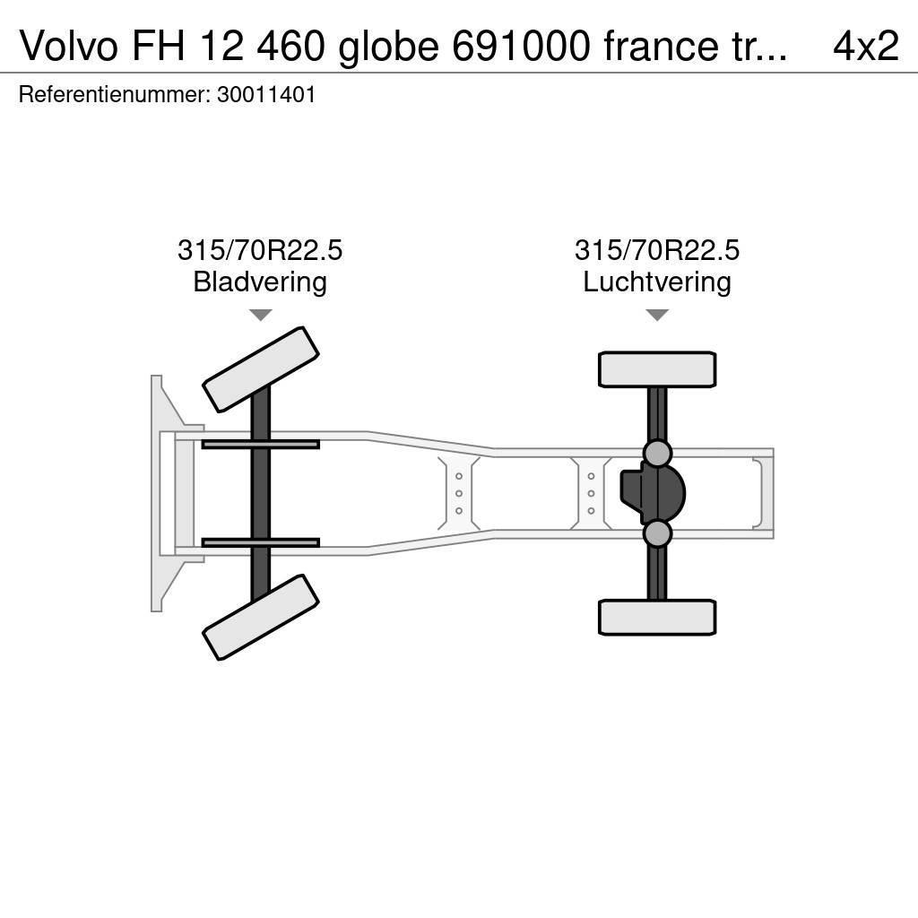 Volvo FH 12 460 globe 691000 france truck hydraulic 中古トラクターヘッド | トレーラーヘッド