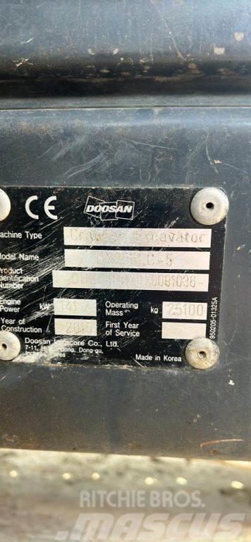 Doosan DX 255LC 大型油圧ショベル12t以上（パワーショベル・ユンボ）