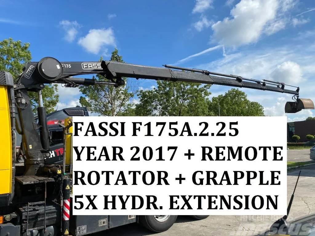 Fassi F175A.2.25 + REMOTE + ROTATOR + GRAPPLE F175A.2.25 ローダークレーン