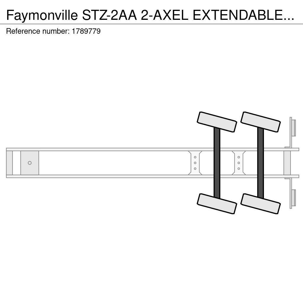 Faymonville STZ-2AA 2-AXEL EXTENDABLE SEMI DIEPLADER/TIEFLADER ローローダーセミトレーラー