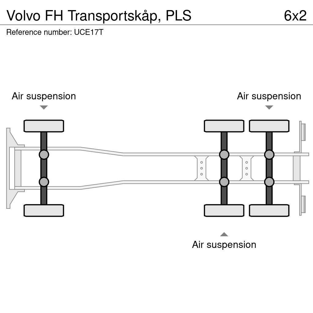 Volvo FH Transportskåp, PLS ボックスボディー、ウイング、箱車