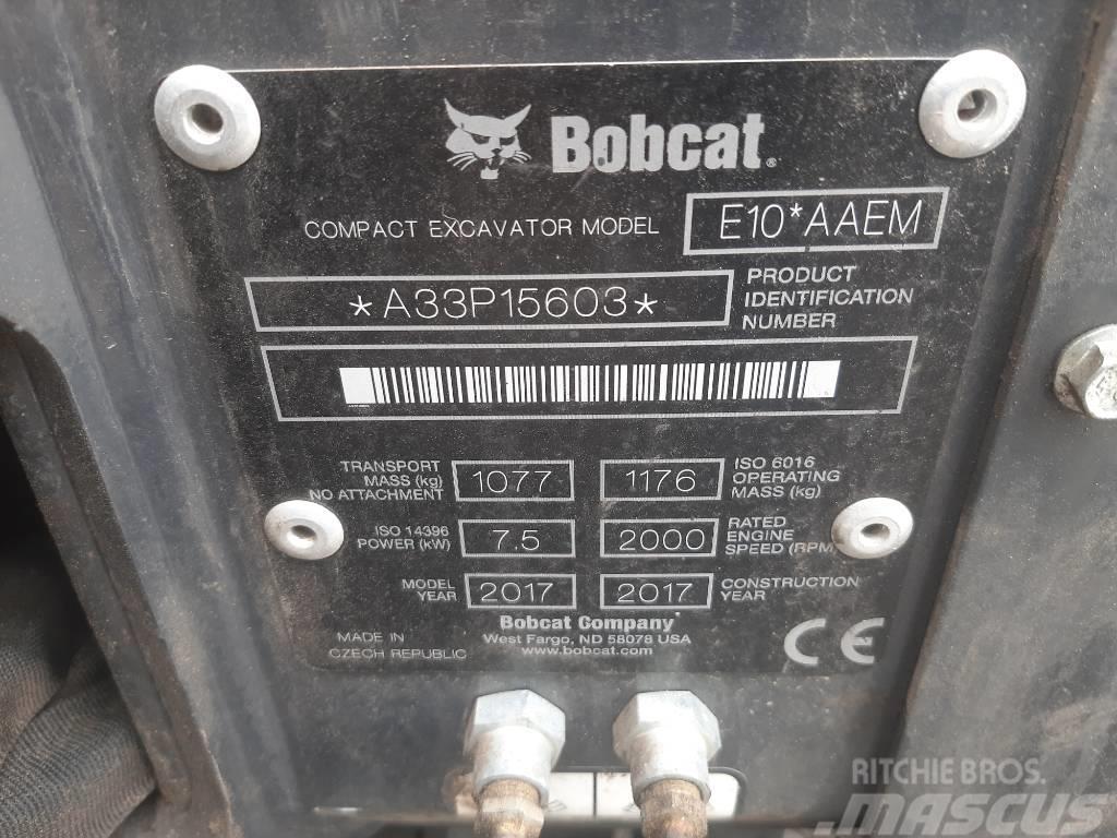 Bobcat E 10 ミニ油圧ショベル 7t以下（ミニユンボ・ミニディガー）