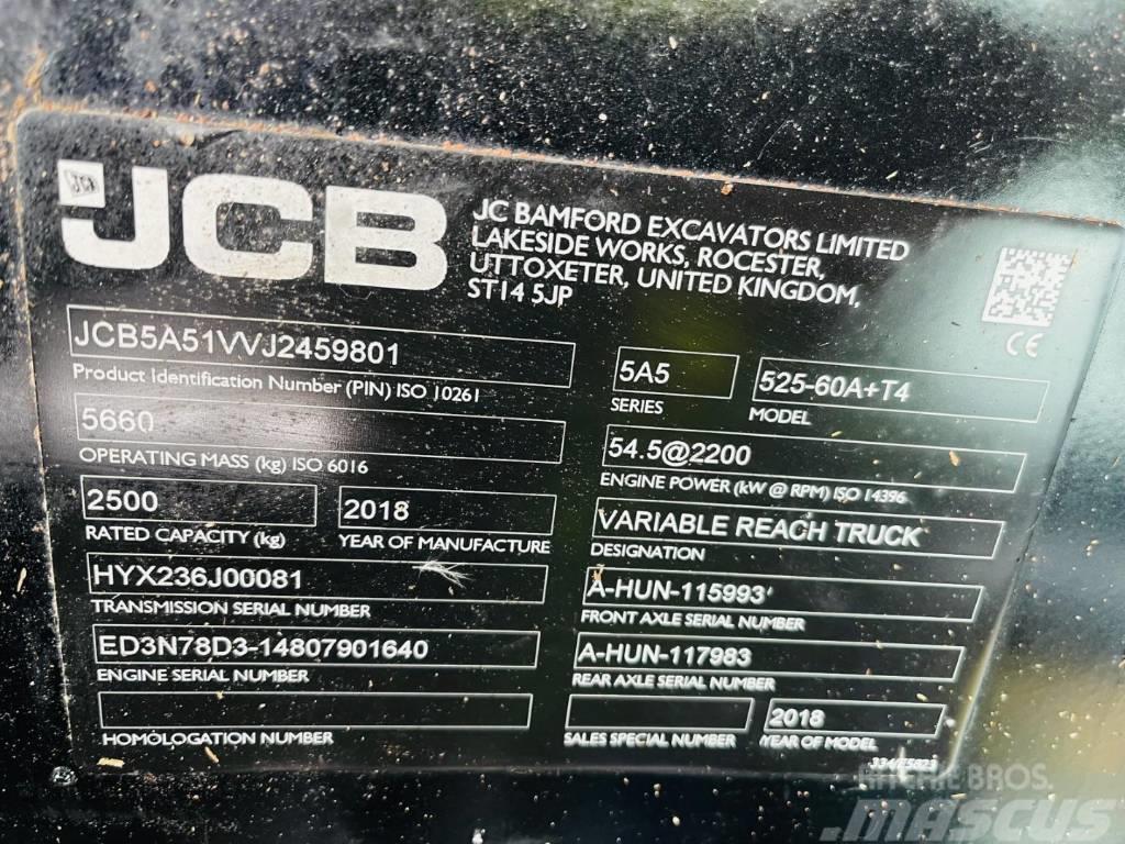 JCB 525-60 Agri Plus テレスコーピックハンドラー