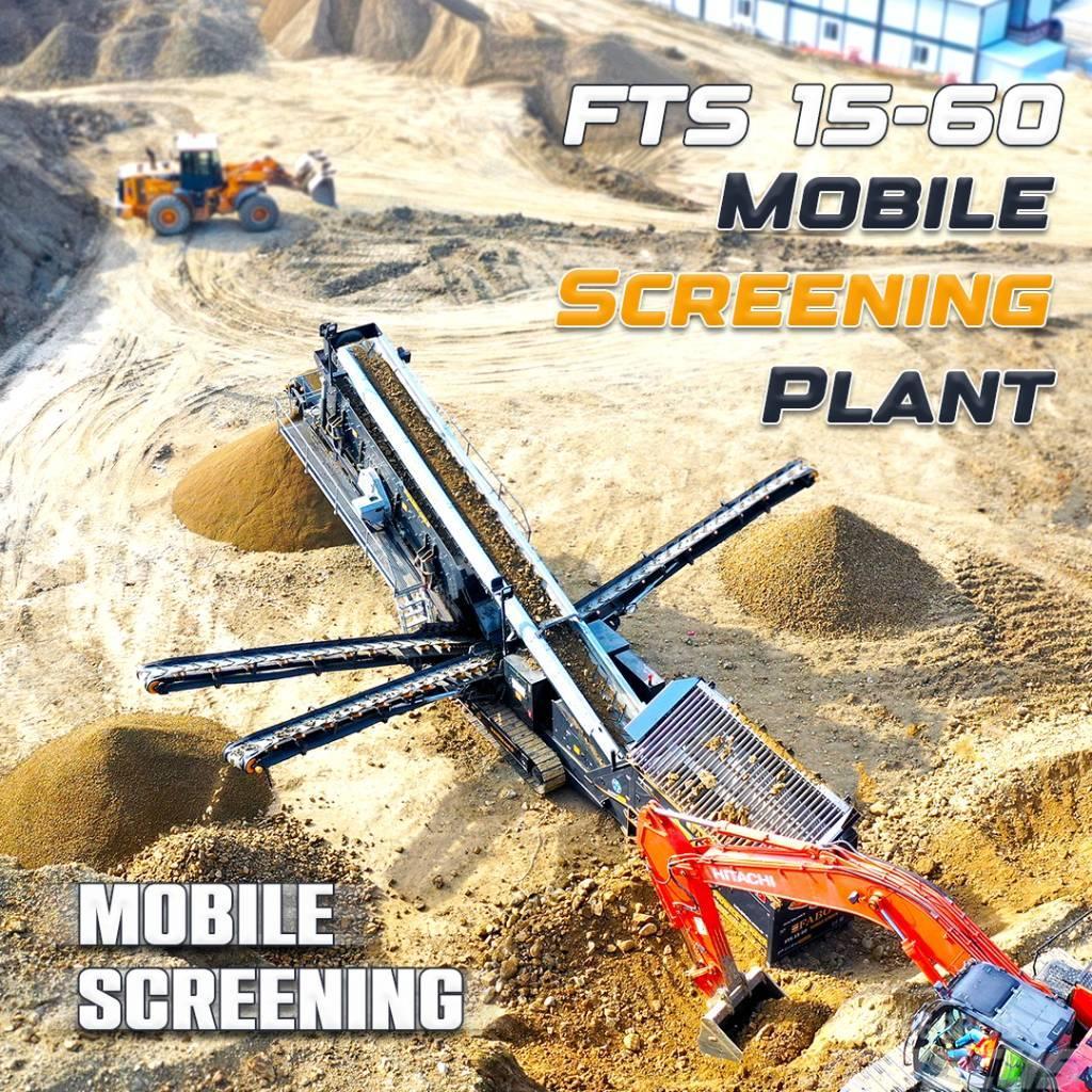 Fabo FTS 15-60 MOBILE SCREENING PLANT 500-600 TPH クラッシャー固定式