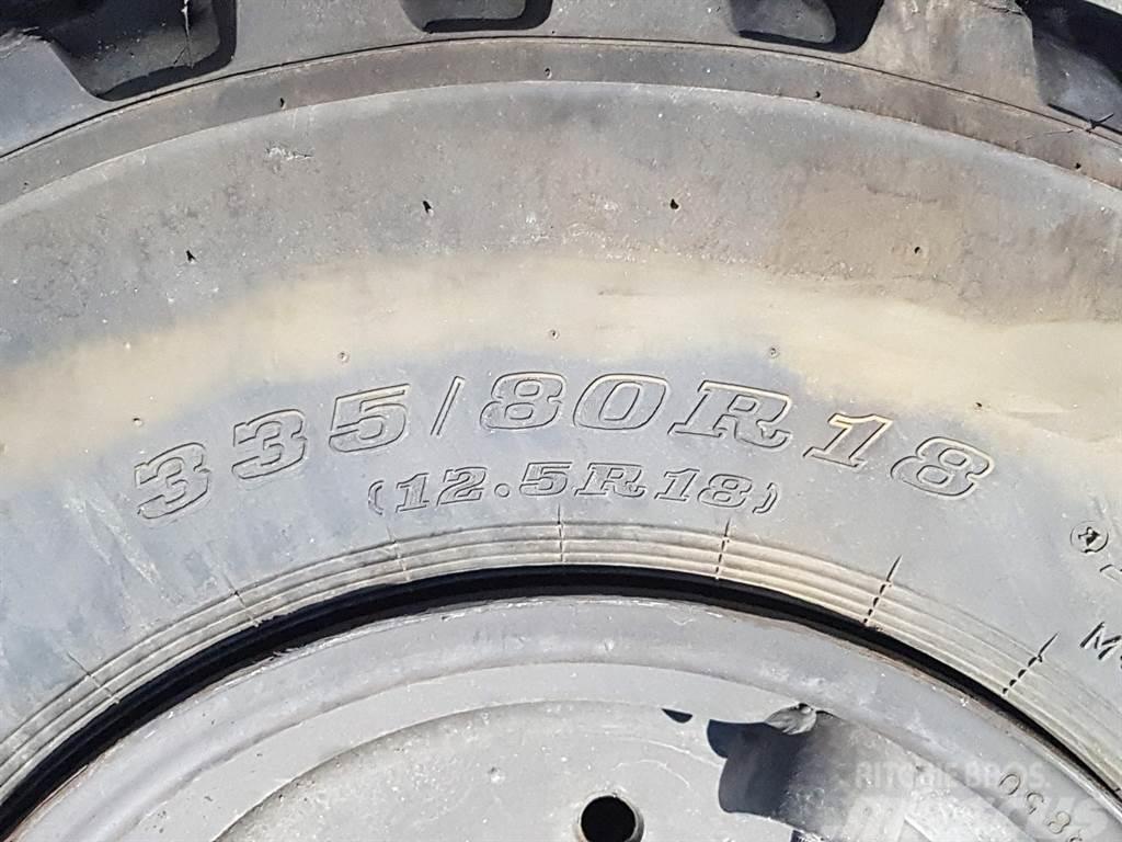 Ahlmann AS50-Solideal 12.5-18-Dunlop 12.5R18-Tire/Reifen タイヤ、ホイル、リム